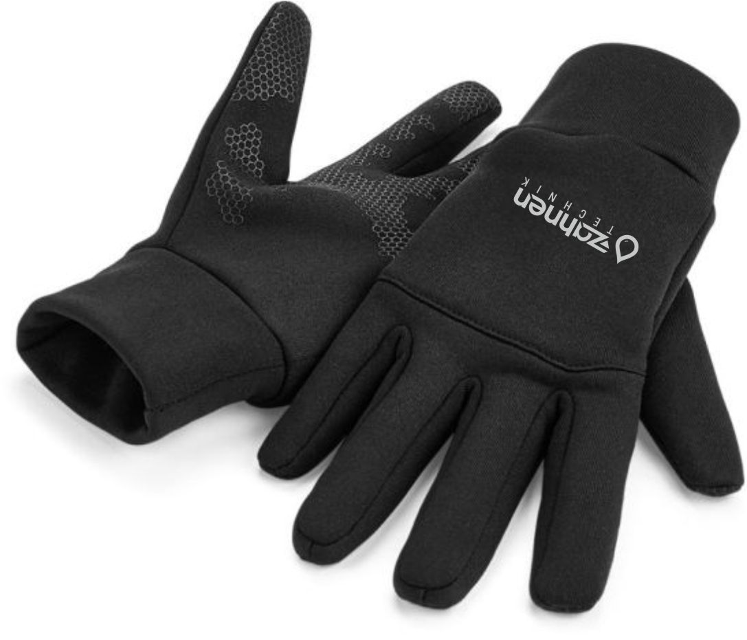 Handschuhe Softshell schwarz