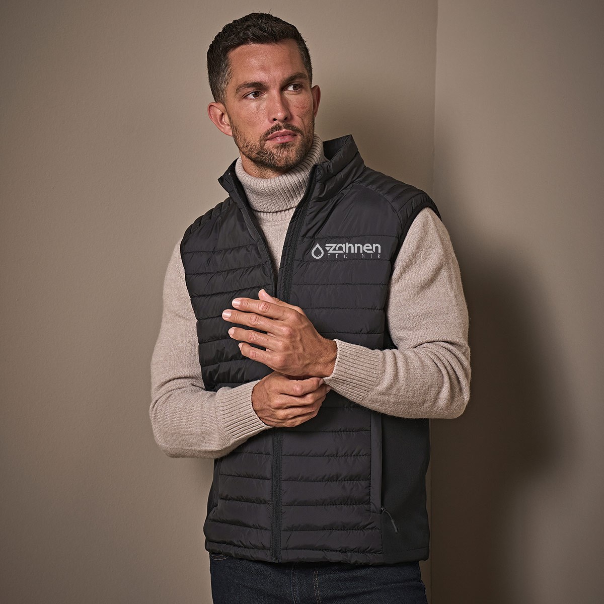 Herren Crossover Bodywarmer, Steppweste