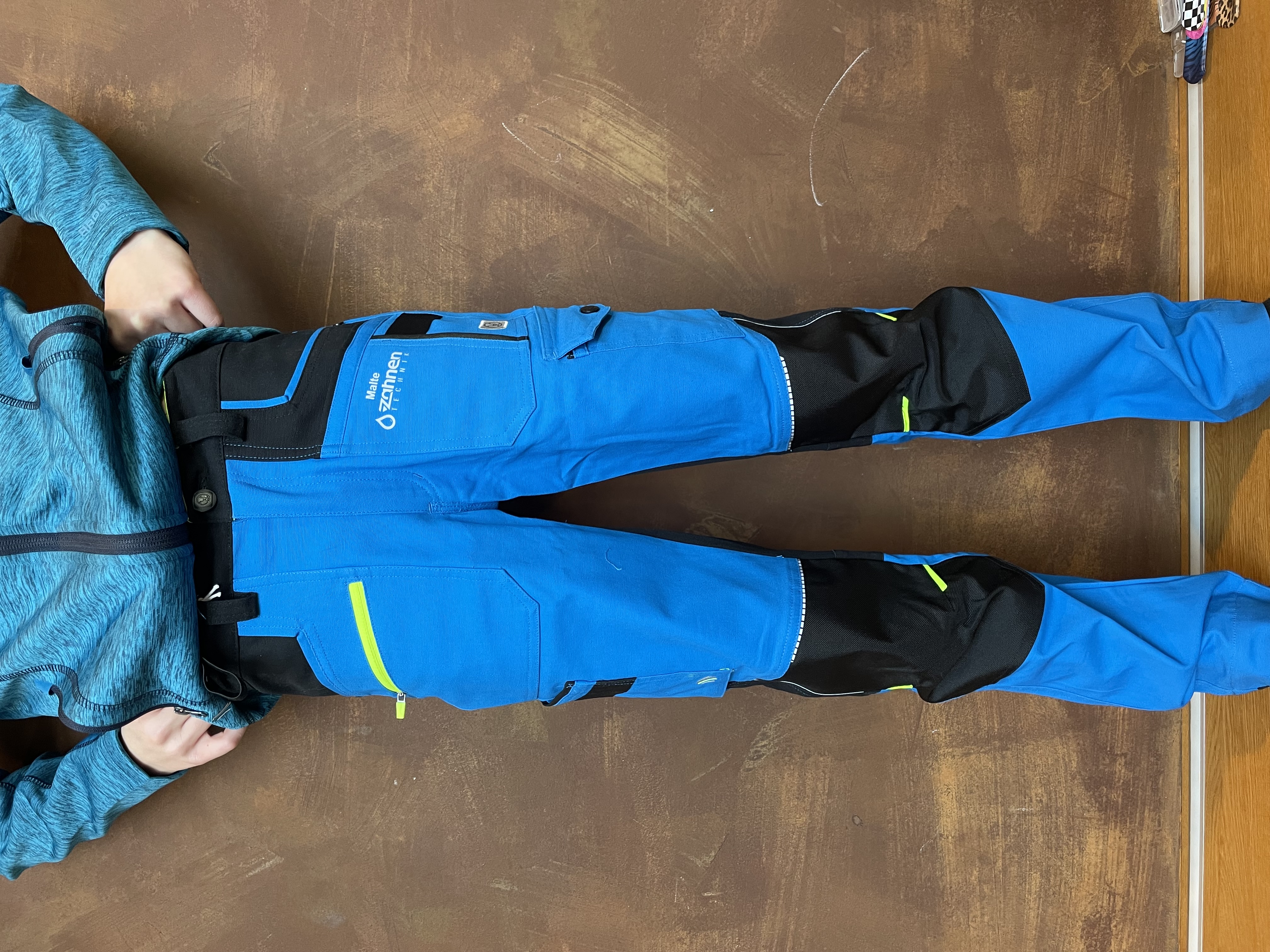 Kinder Bundhose 4Xstretch blau Kinder Bundhose 4Xstretch blau